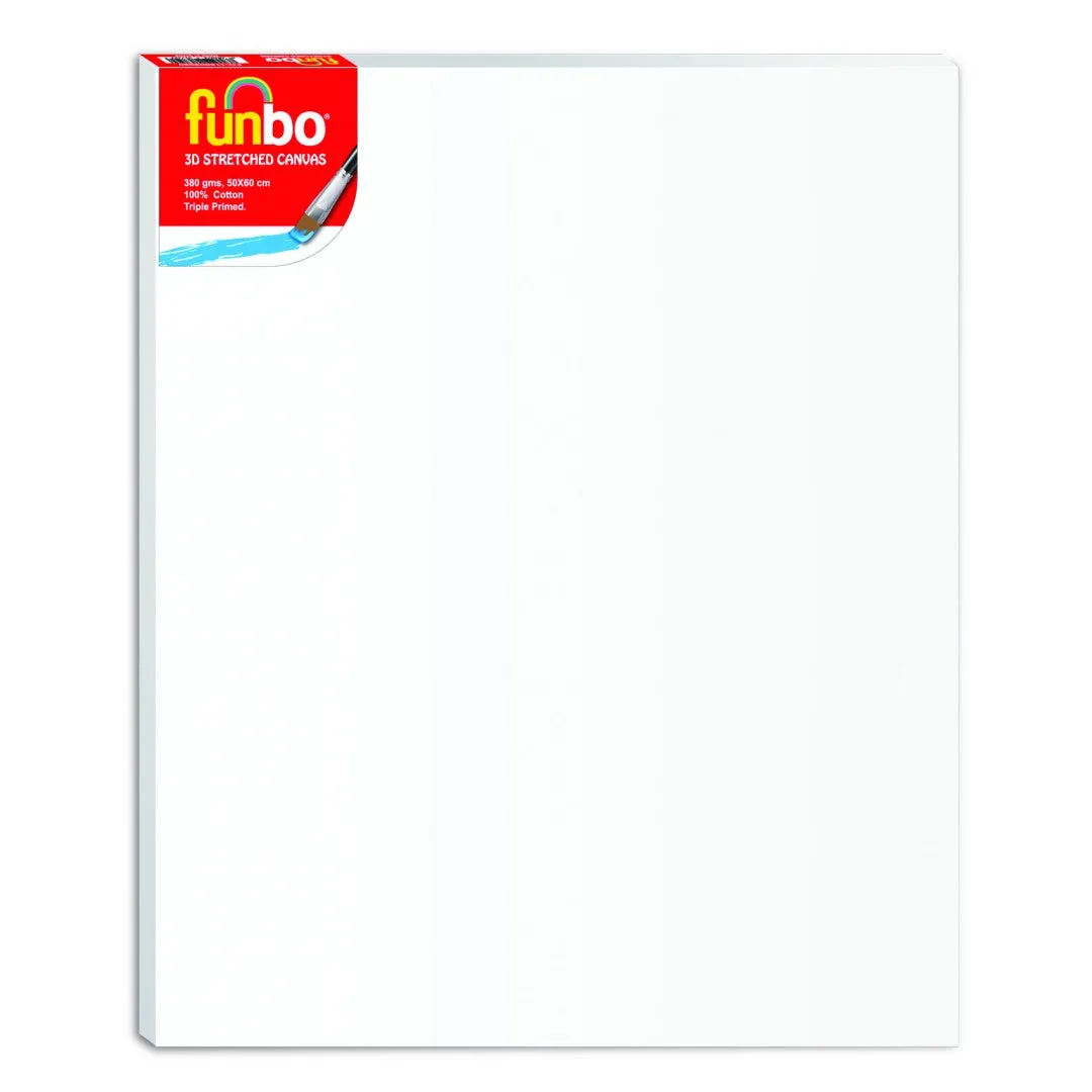 Funbo Stretched 3D canvas 380 gms 50X70 cm