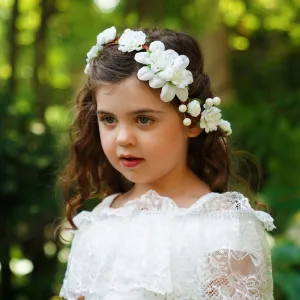 Garden of Dainty Buds Headband - White