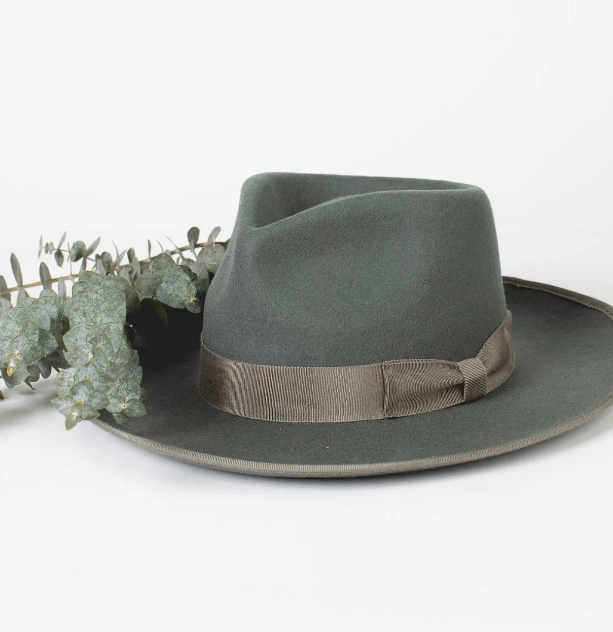 Geneva Wide Brim Rhino Felt Hat