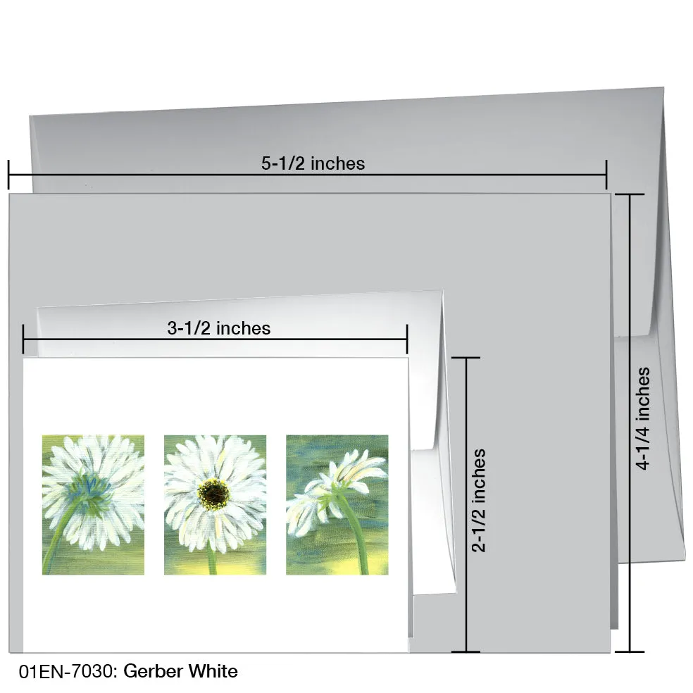 Gerber White, Greeting Card (7030)