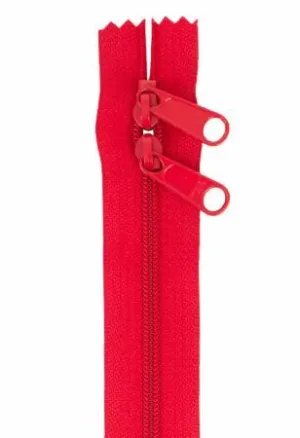 Handbag Zipper 30" Hot Red