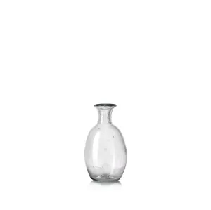 Handblown Glass Amour Vase Without Handle In Clear, 12cm