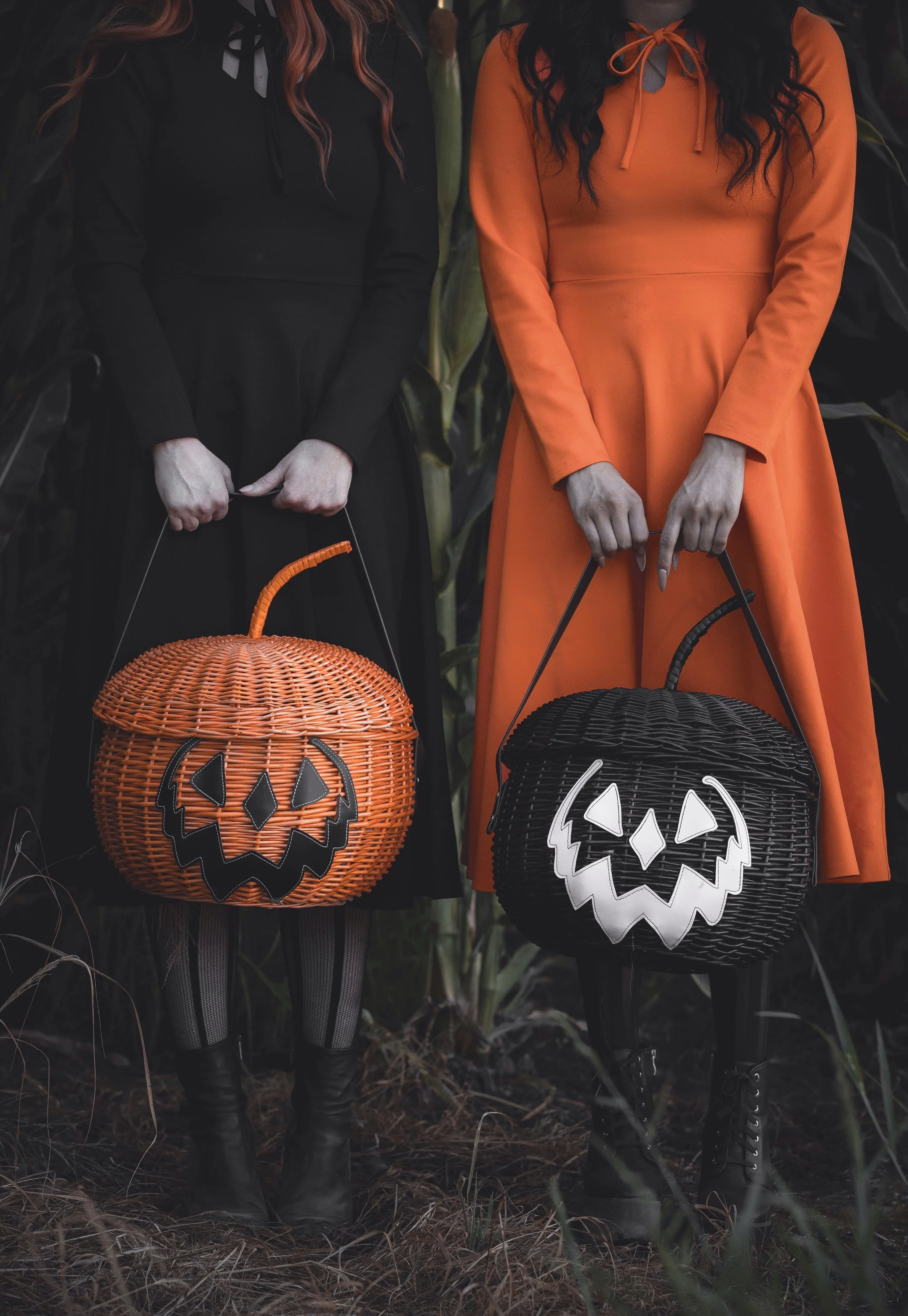 Haunted Hallows Picnic Basket (Orange)