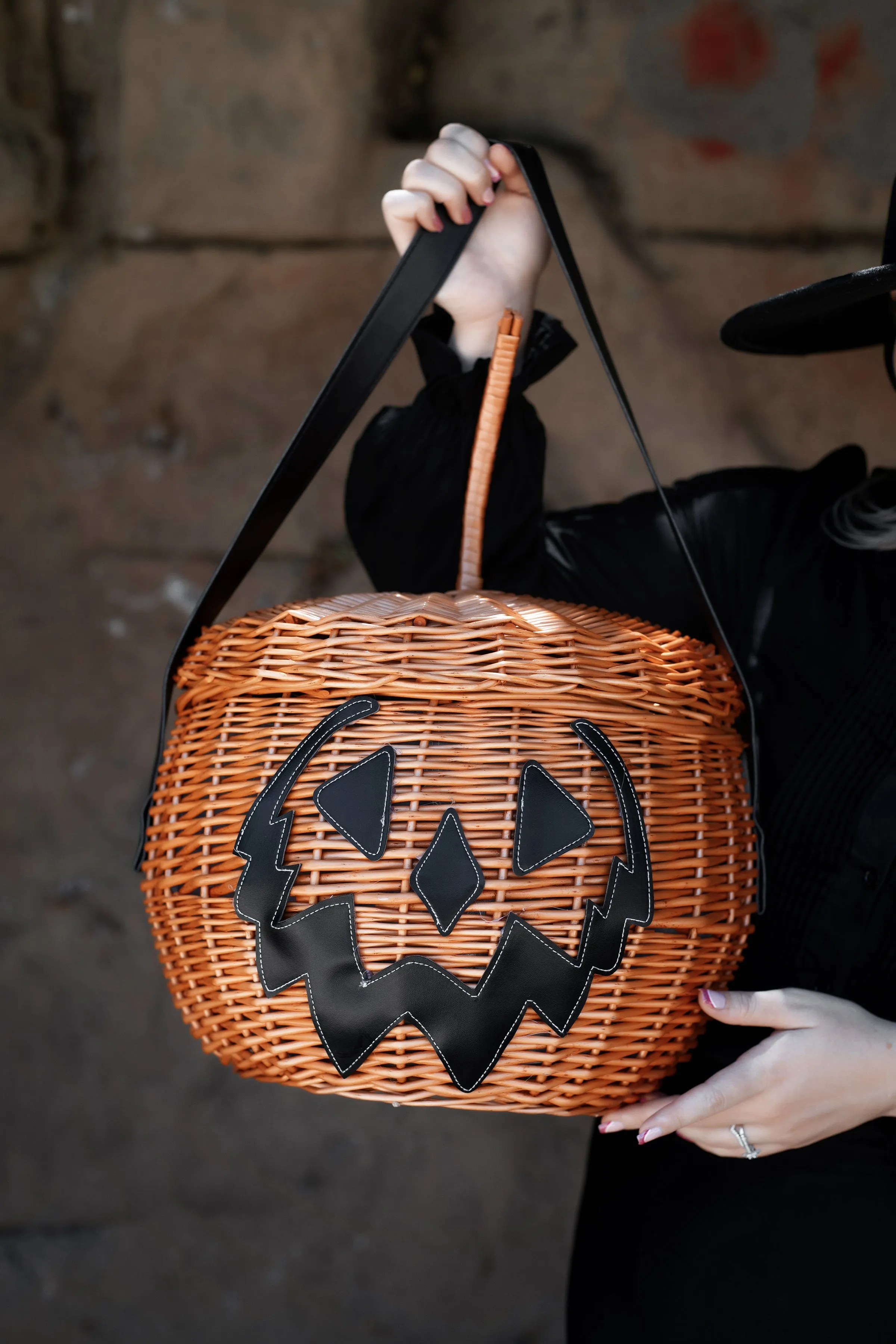 Haunted Hallows Picnic Basket (Orange)