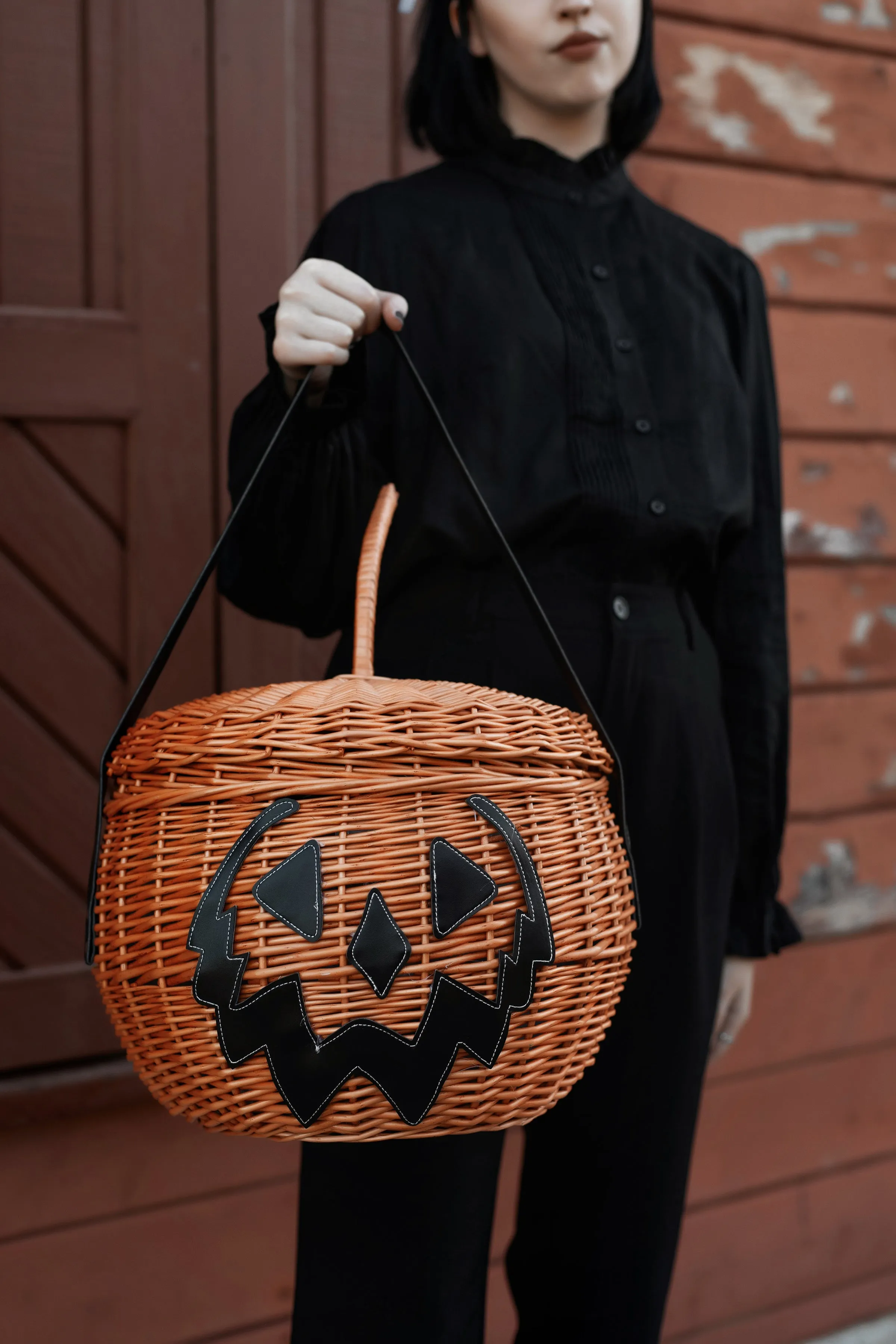 Haunted Hallows Picnic Basket (Orange)