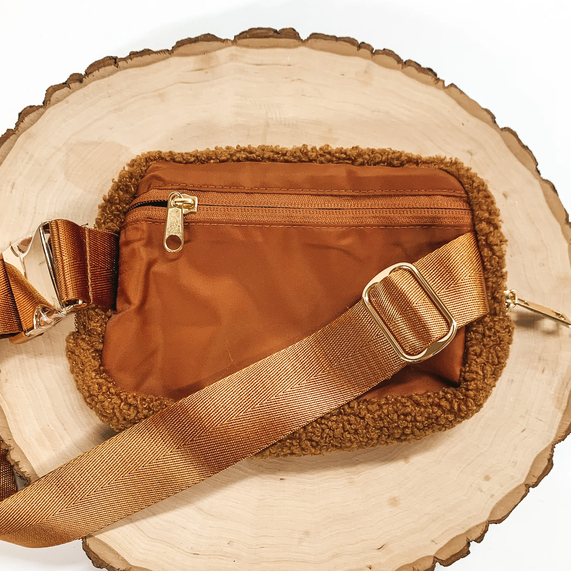 Headed to Aspen Sherpa Fanny Pack in Brown