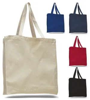 Heavy Wholesale Canvas Tote bags With Full Gusset