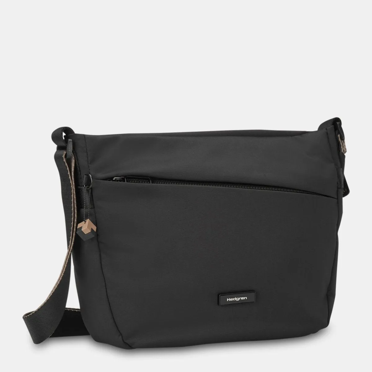 Hedgren Gravity Black Medium Crossbody Bag