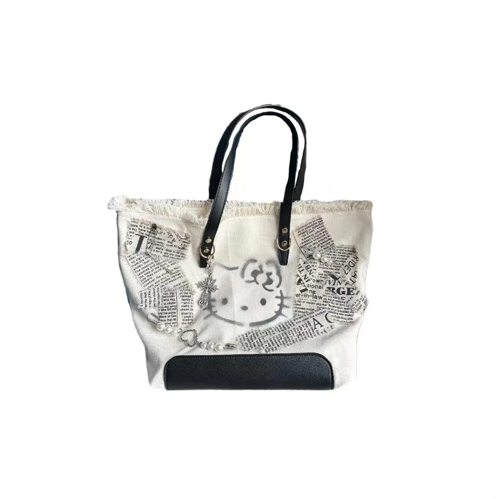 Hello Kitty Canvas Shoulder Bag