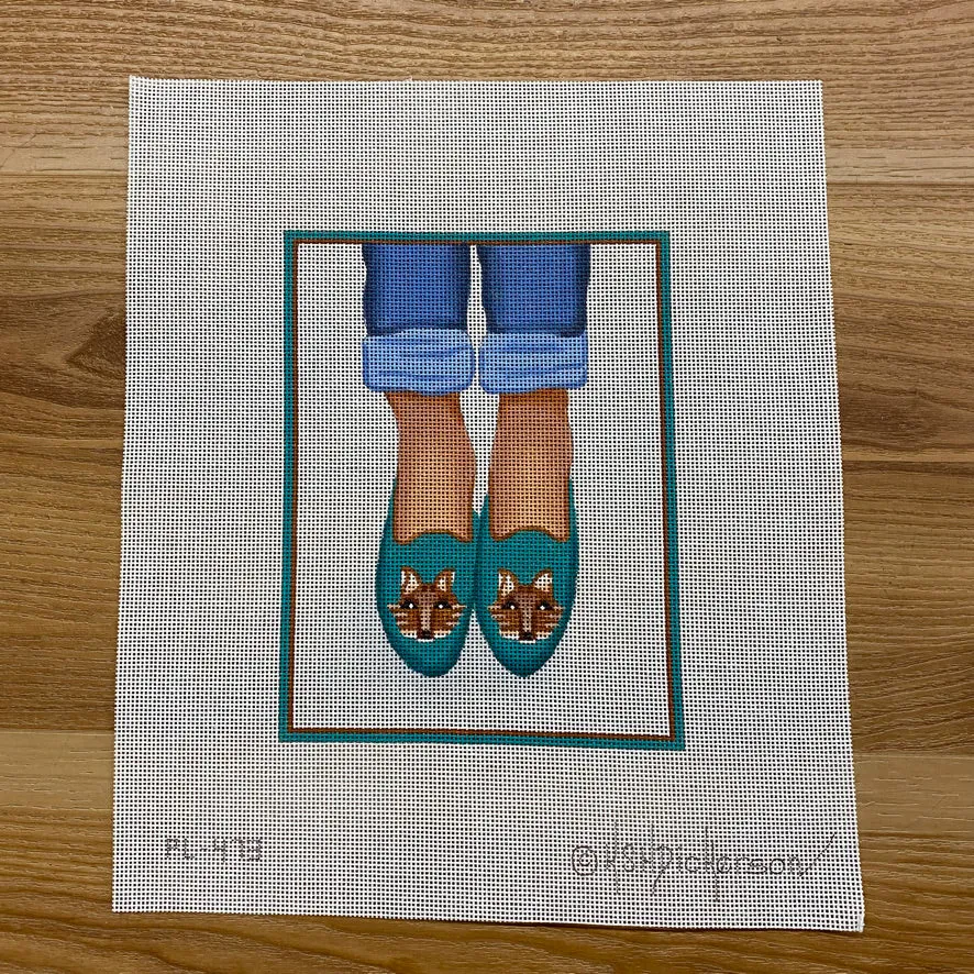 Here's Looking at Shoe Canvas