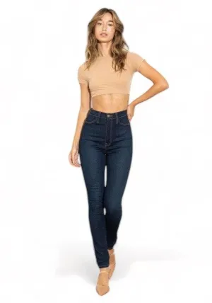 High waisted classic skinny jeans