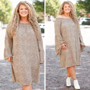 Holding On To Hope Dress, Taupe