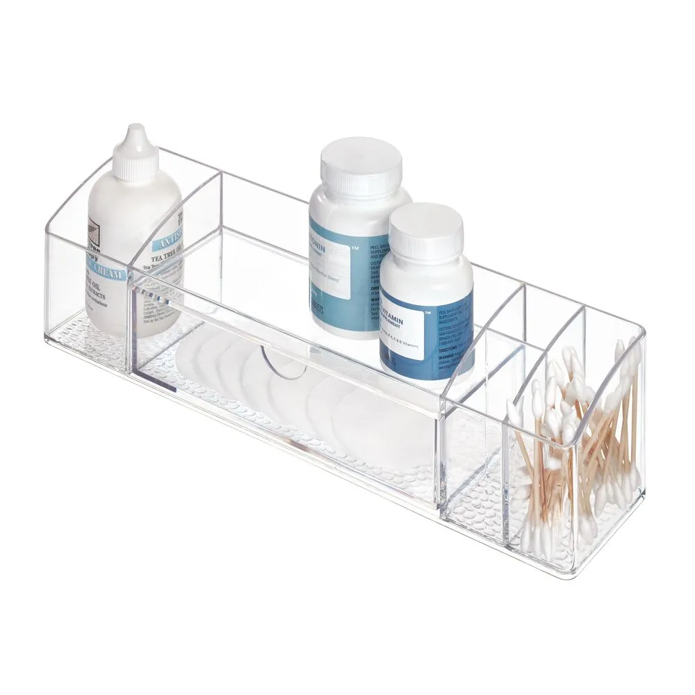 iDesign Med  12" Drawer Caddy in Clear