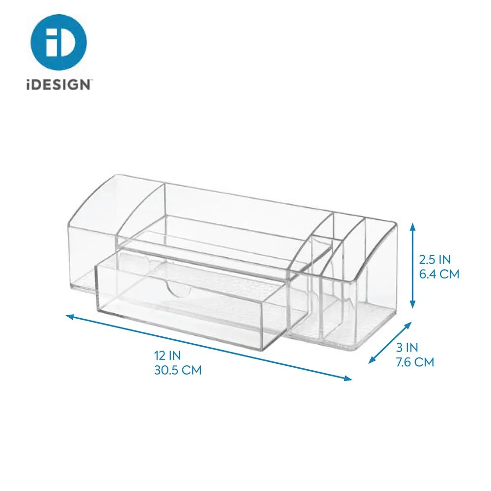 iDesign Med  12" Drawer Caddy in Clear