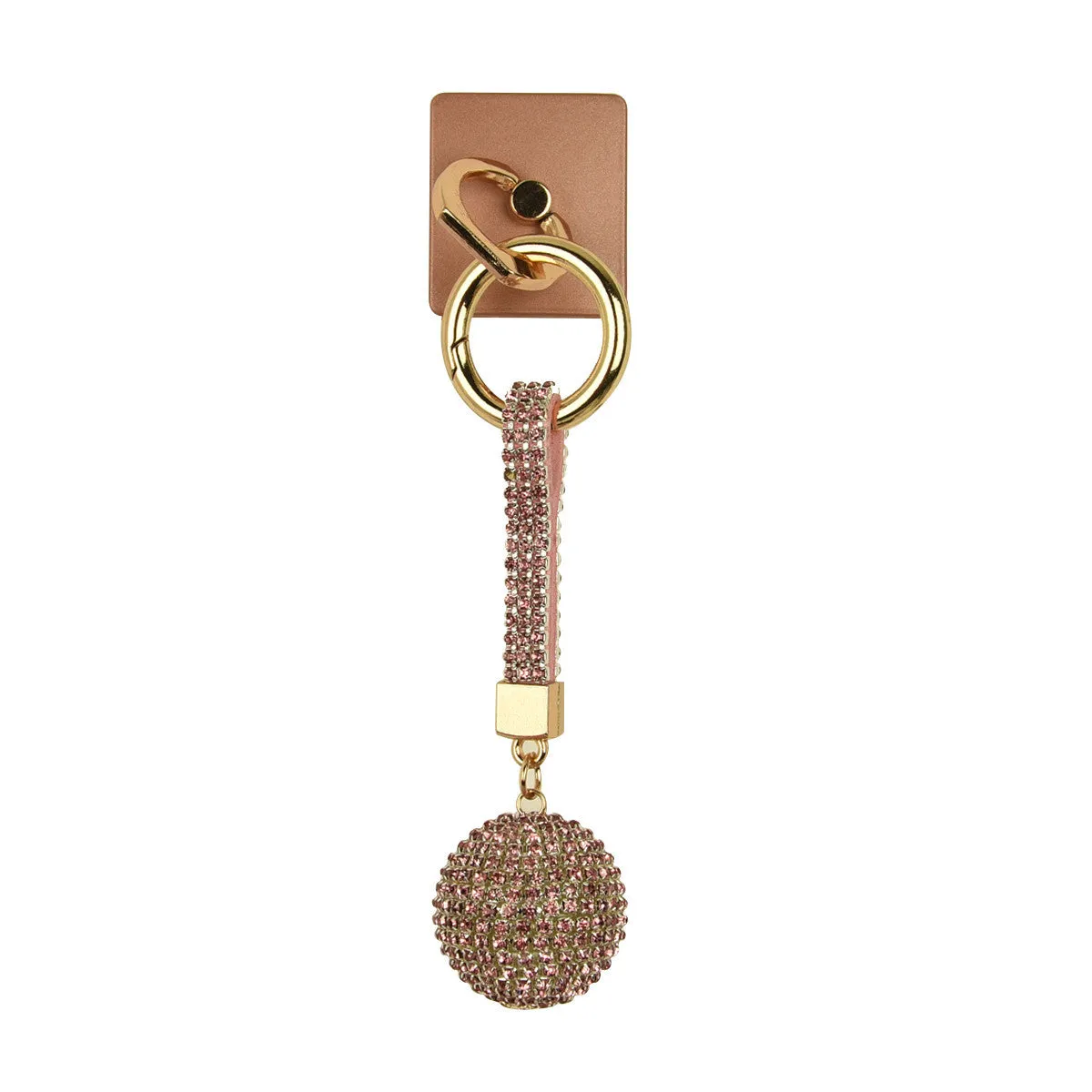 iOrigin Ring Grip/ Kick Stand   Acrylic Diamond Studded Ball Keychain for Mobile Phones & Tablets