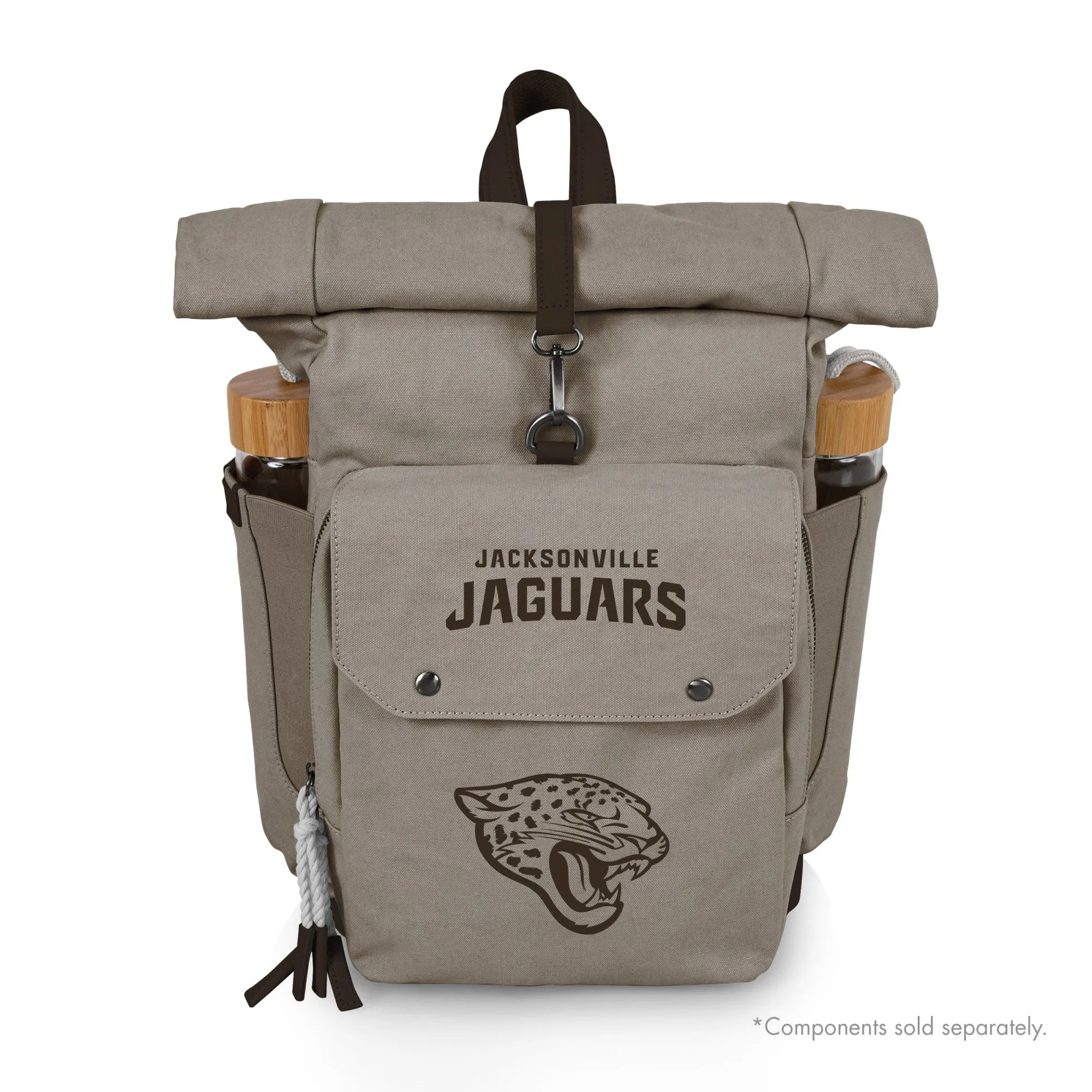 Jacksonville Jaguars - Carmel Roll Top Picnic Backpack Cooler