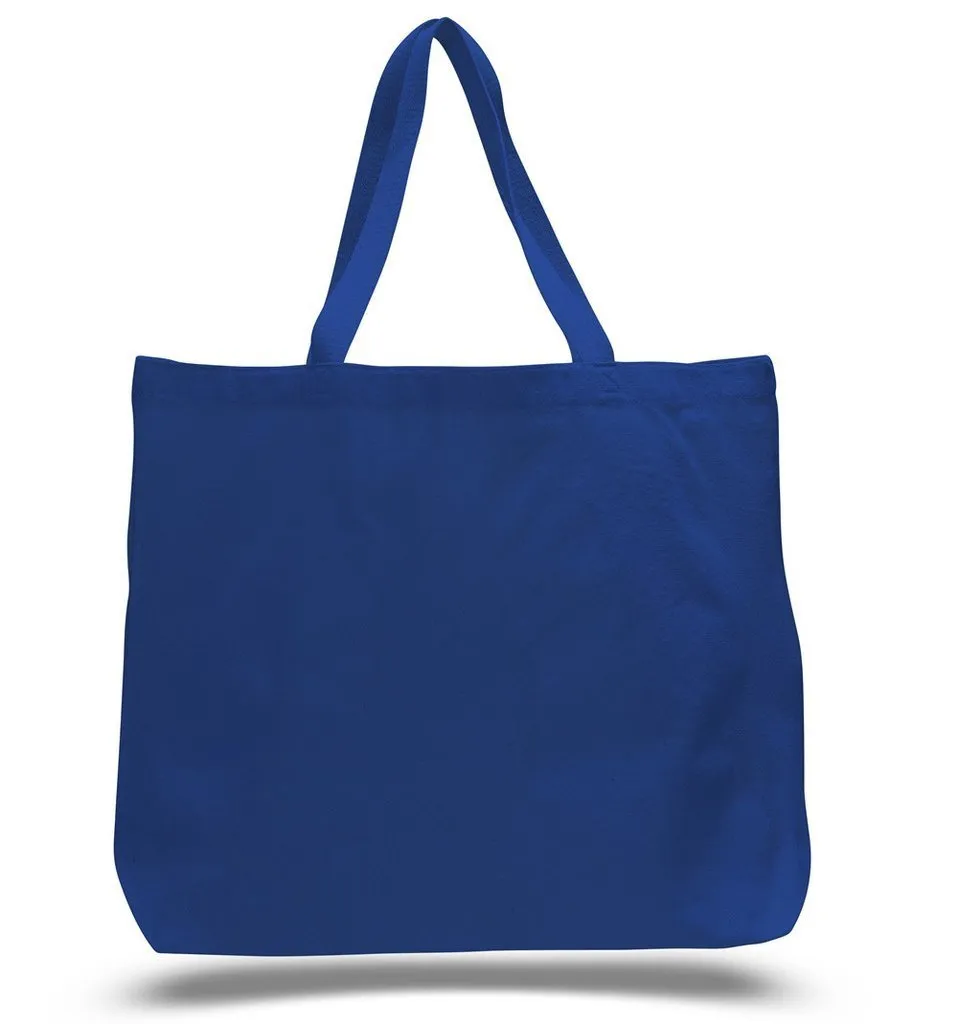 Jumbo Canvas Tote Bag Web Handles