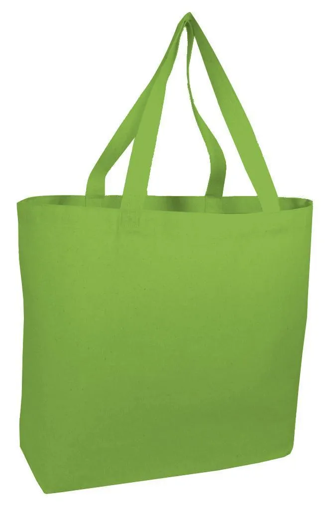 Jumbo Canvas Tote Bag Web Handles