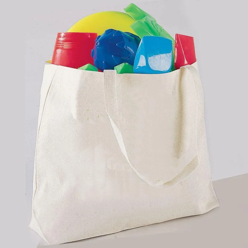 Jumbo Canvas Tote Bag Web Handles