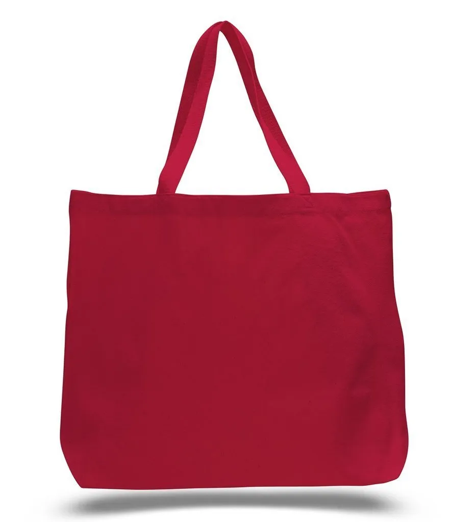 Jumbo Canvas Tote Bag Web Handles