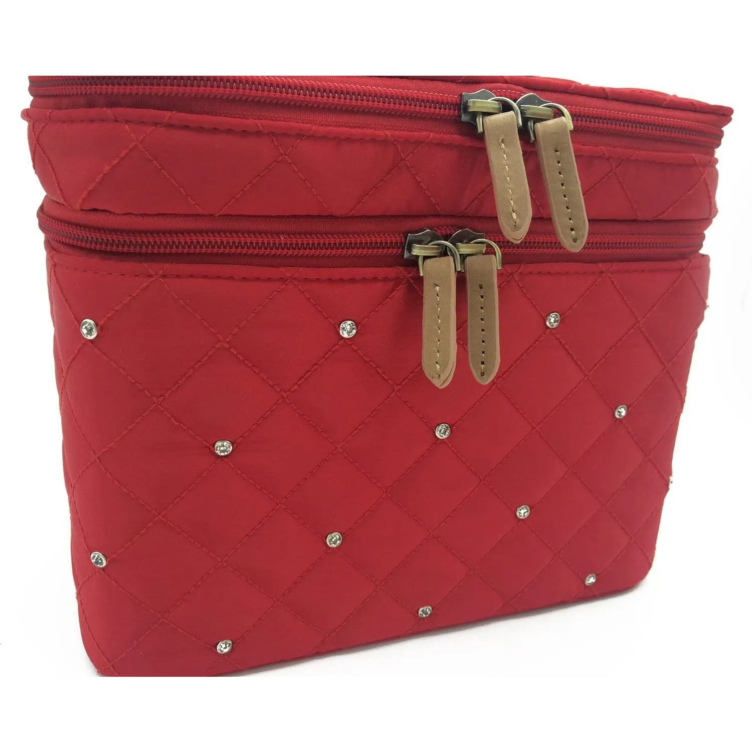 Kemi Makeup Case Diamond Red