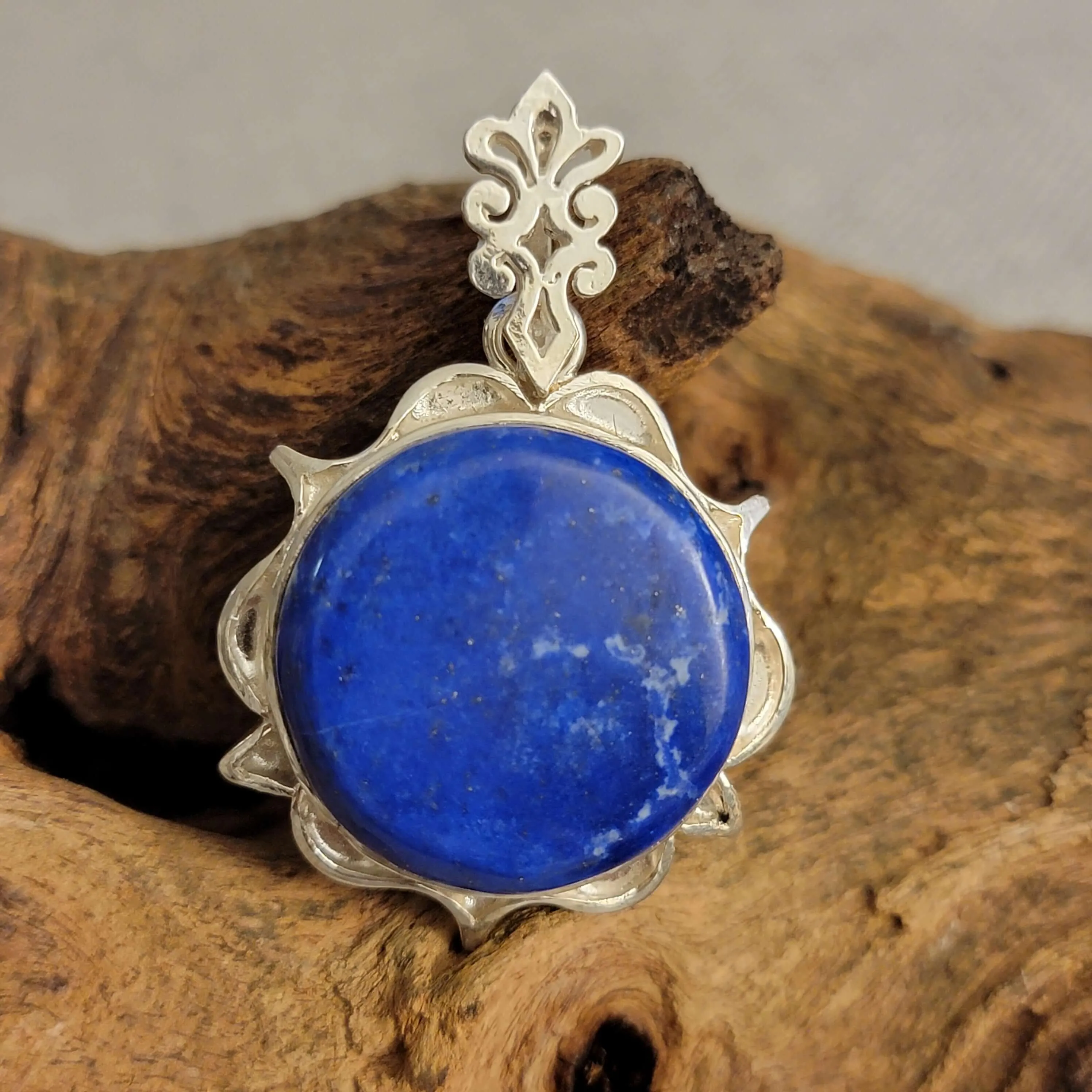 Lapis Lazuli Sterling Silver Pendant