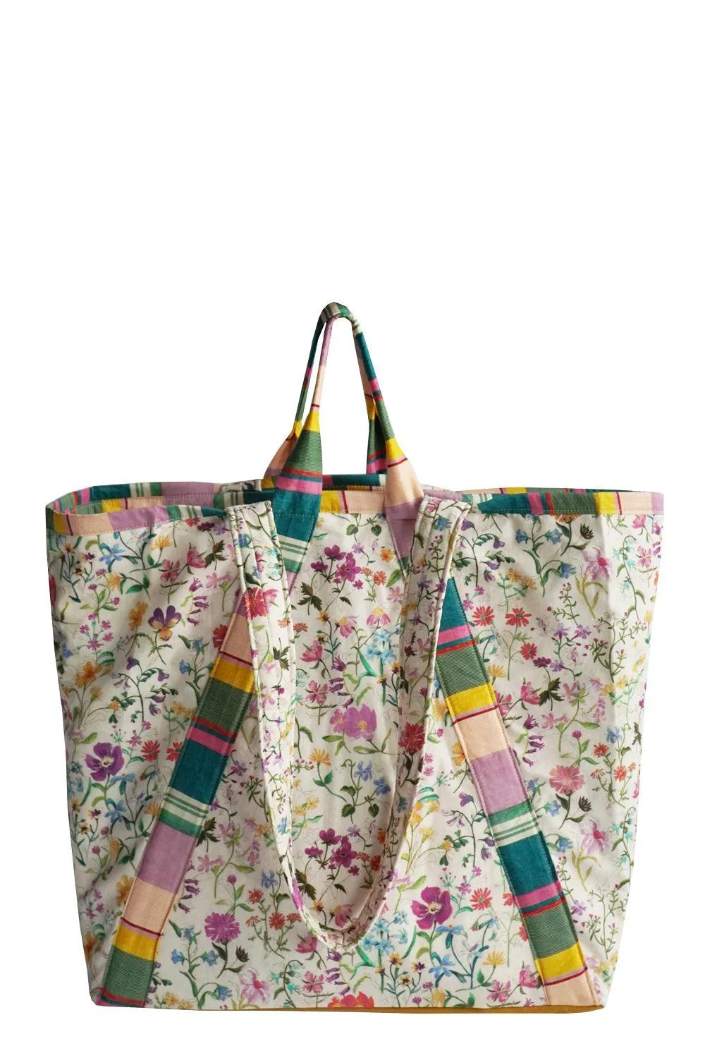 Large Tote Bag made with Liberty Fabric LINEN GARDEN & ARCHIVE SWATCH