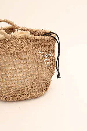 Large Wicker Basket Bag