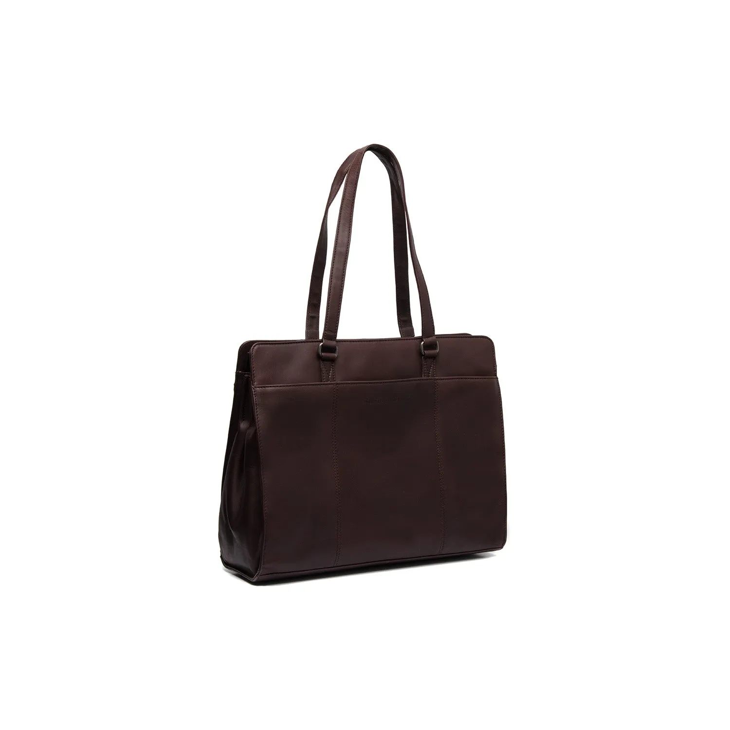 Leather Shopper Brown Fidenza