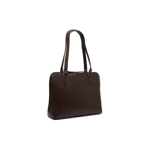 Leather Shoulder Bag Brown Selvino