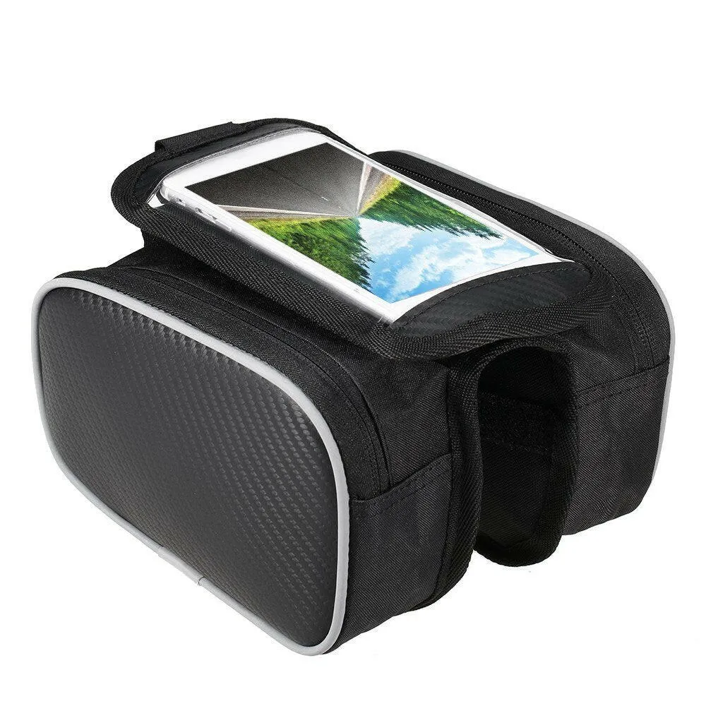 Lixada Bicycle Front Frame Touchscreen Phone Bag