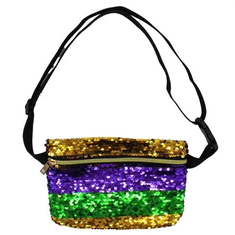 Mardi Gras Sequin Fanny pack