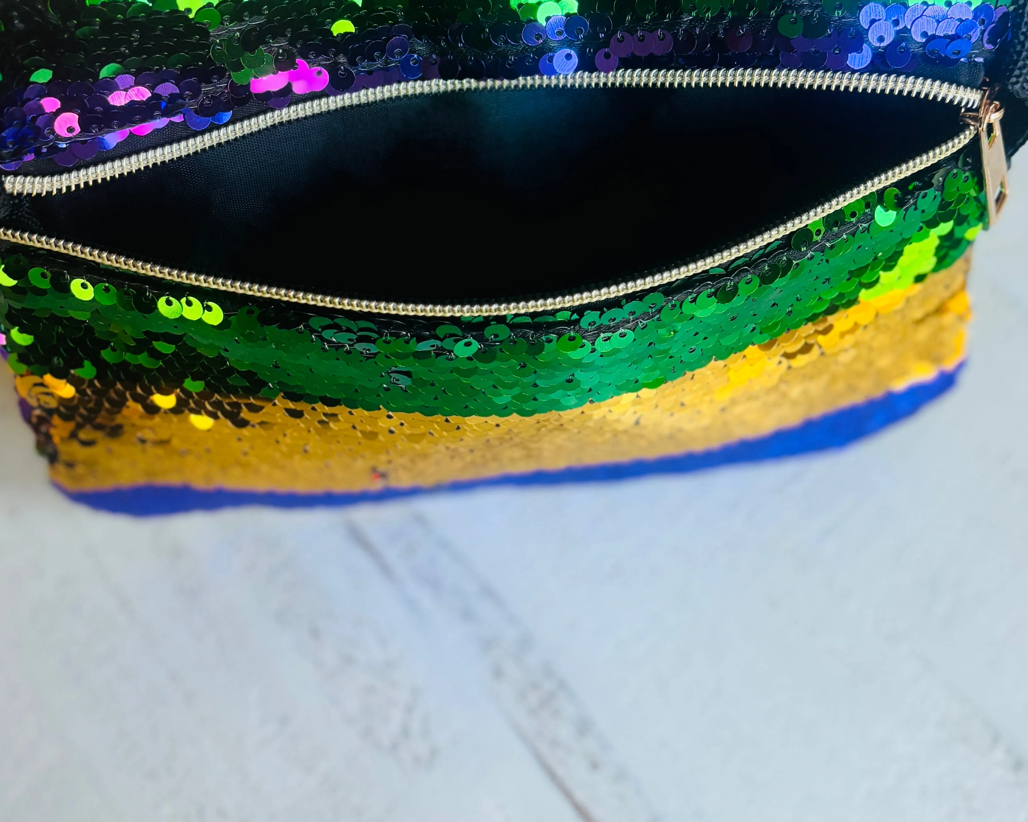 Mardi Gras Sequin Fanny pack