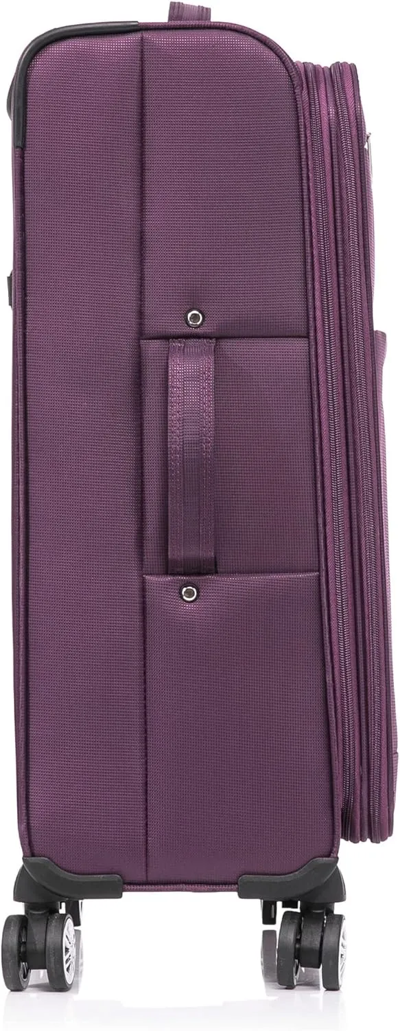 Medium Lightweight Spinner Suitcase DK-08 Purple 2.55KG