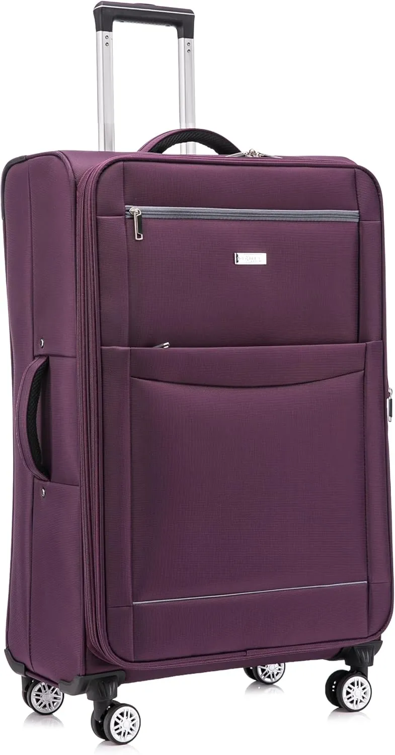 Medium Lightweight Spinner Suitcase DK-08 Purple 2.55KG