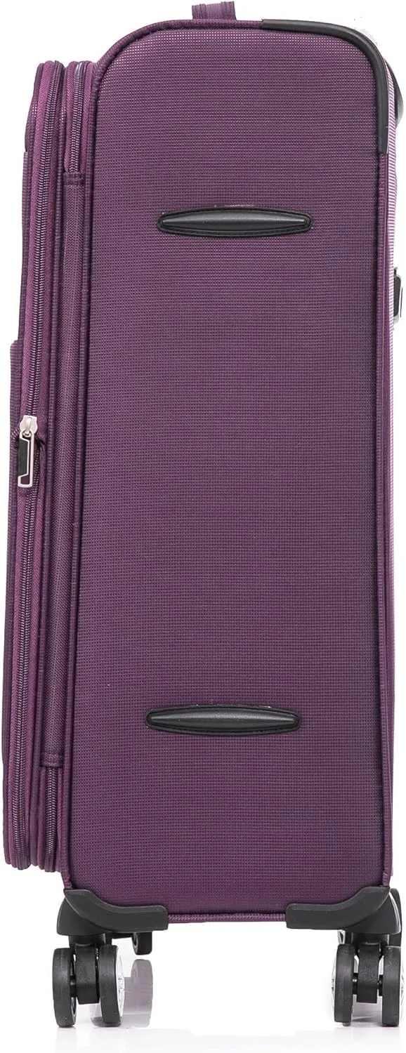 Medium Lightweight Spinner Suitcase DK-08 Purple 2.55KG