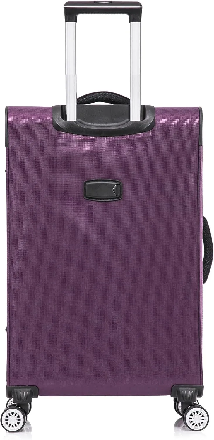 Medium Lightweight Spinner Suitcase DK-08 Purple 2.55KG