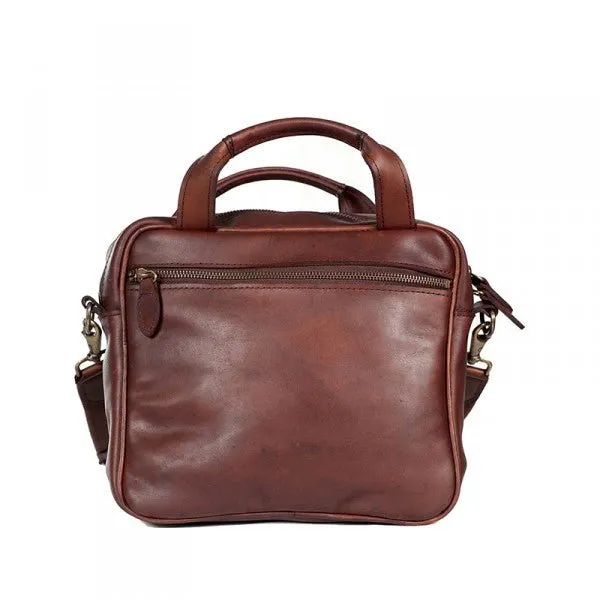 Melvill & Moon Leather iPad Bag | Brown