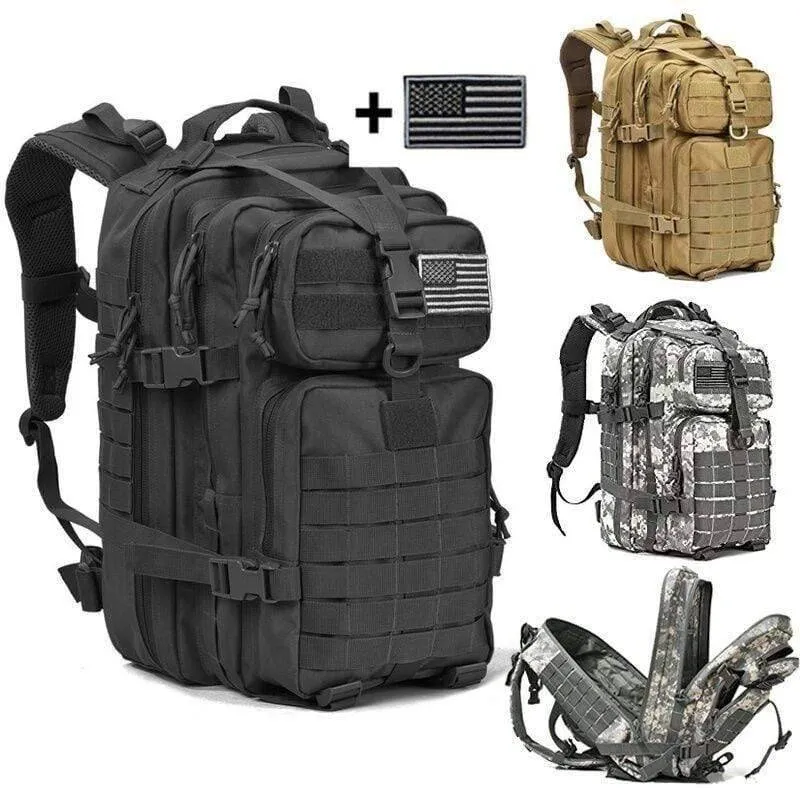 Military Tactical Backpack Large 3 Day Assault Pack/ Army Molle Bug Out Backpacks