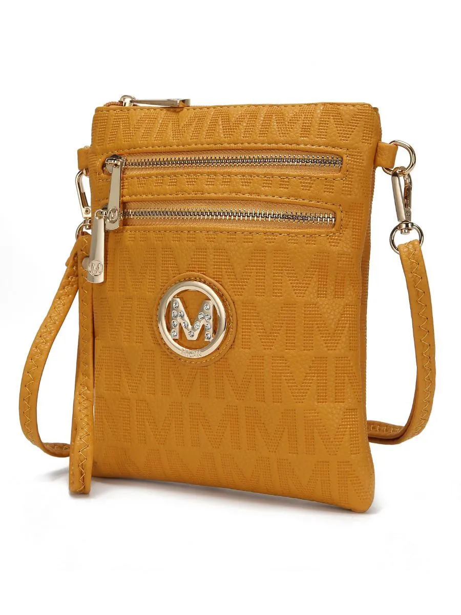 MKF Collection Andrea Milan M Signature Crossbody by Mia k