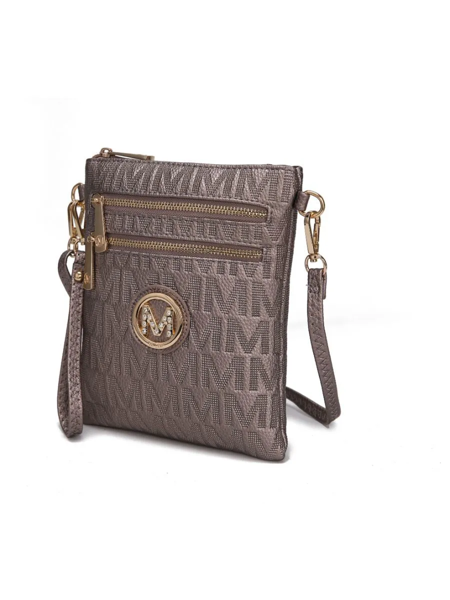 MKF Collection Andrea Milan M Signature Crossbody by Mia k