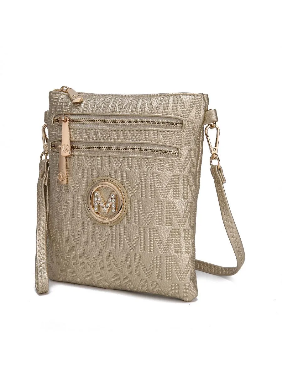 MKF Collection Andrea Milan M Signature Crossbody by Mia k