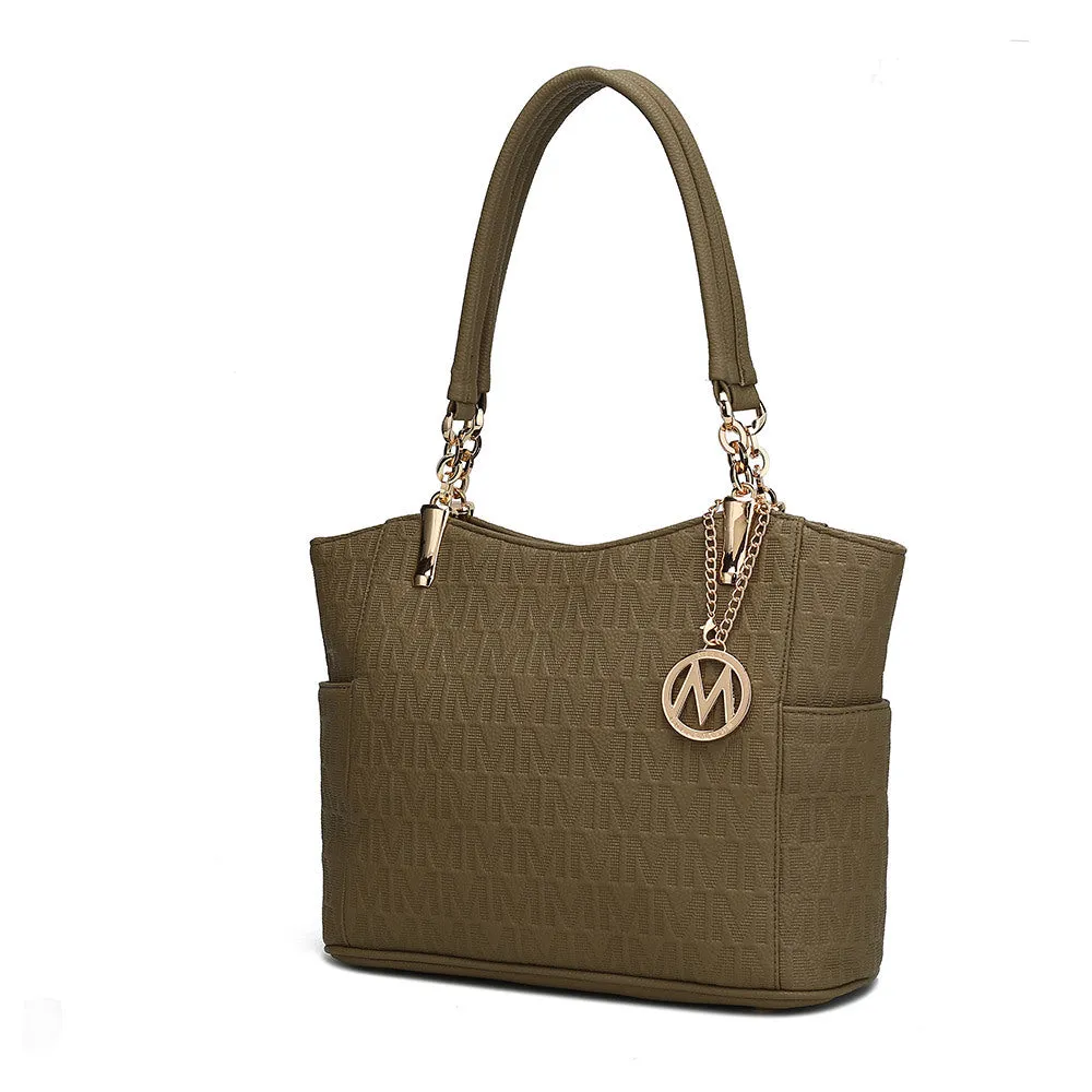 MKF Collection Malika M Signature Satchel Handbag by Mia k