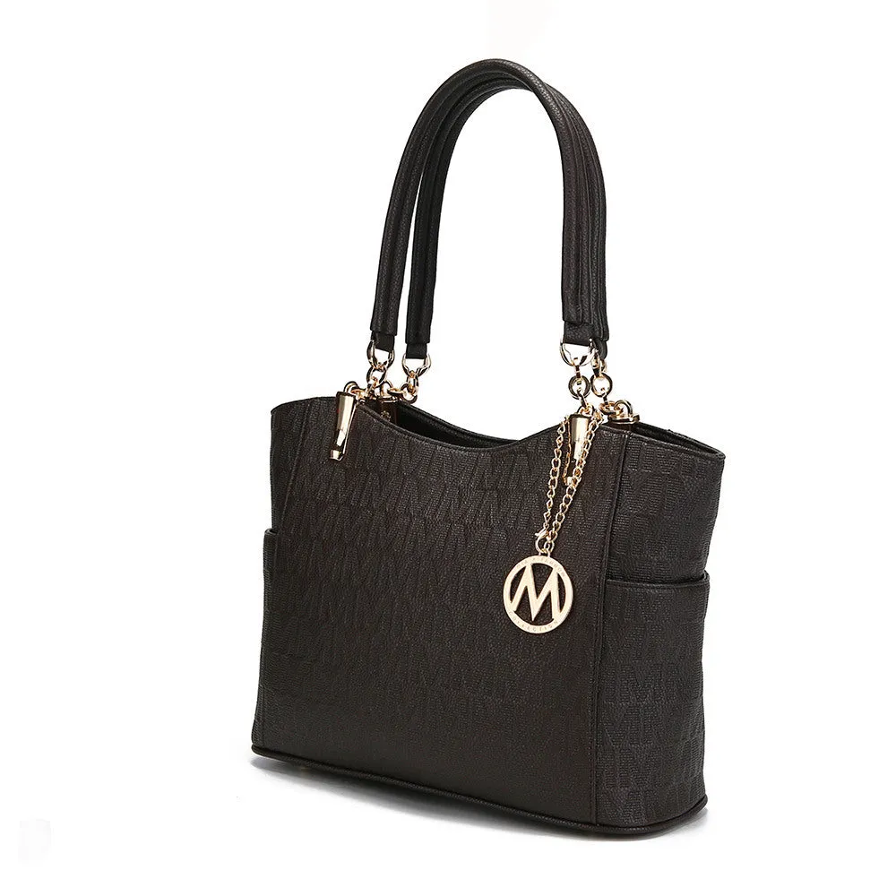 MKF Collection Malika M Signature Satchel Handbag by Mia k