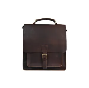 Monte Messenger Bag - Dark Brown