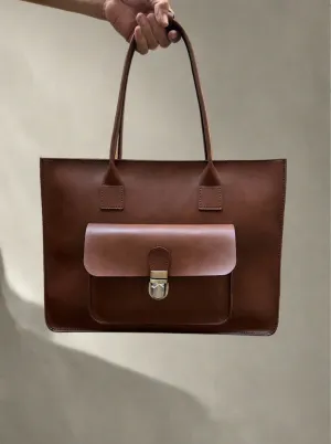 Moon Rabbit-Classic Tote - Maroon