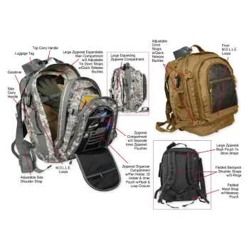 Move Out Tactical Travel Backpack