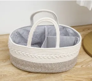 Multifunctional Travel Mommy Bag - Diaper & Bottle Organizer, woven