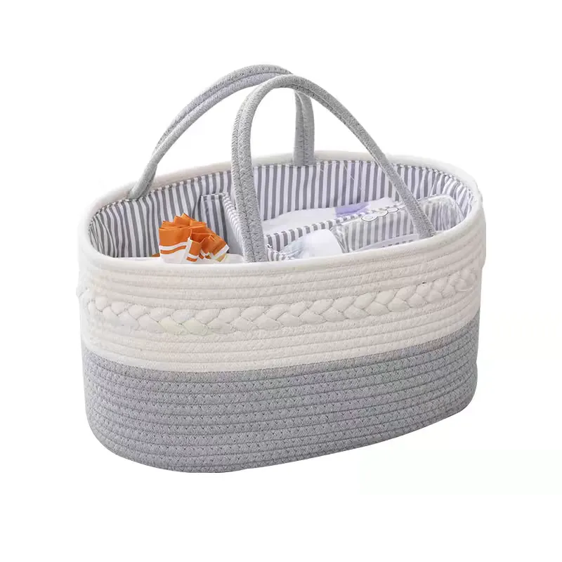 Multifunctional Travel Mommy Bag - Diaper & Bottle Organizer, woven