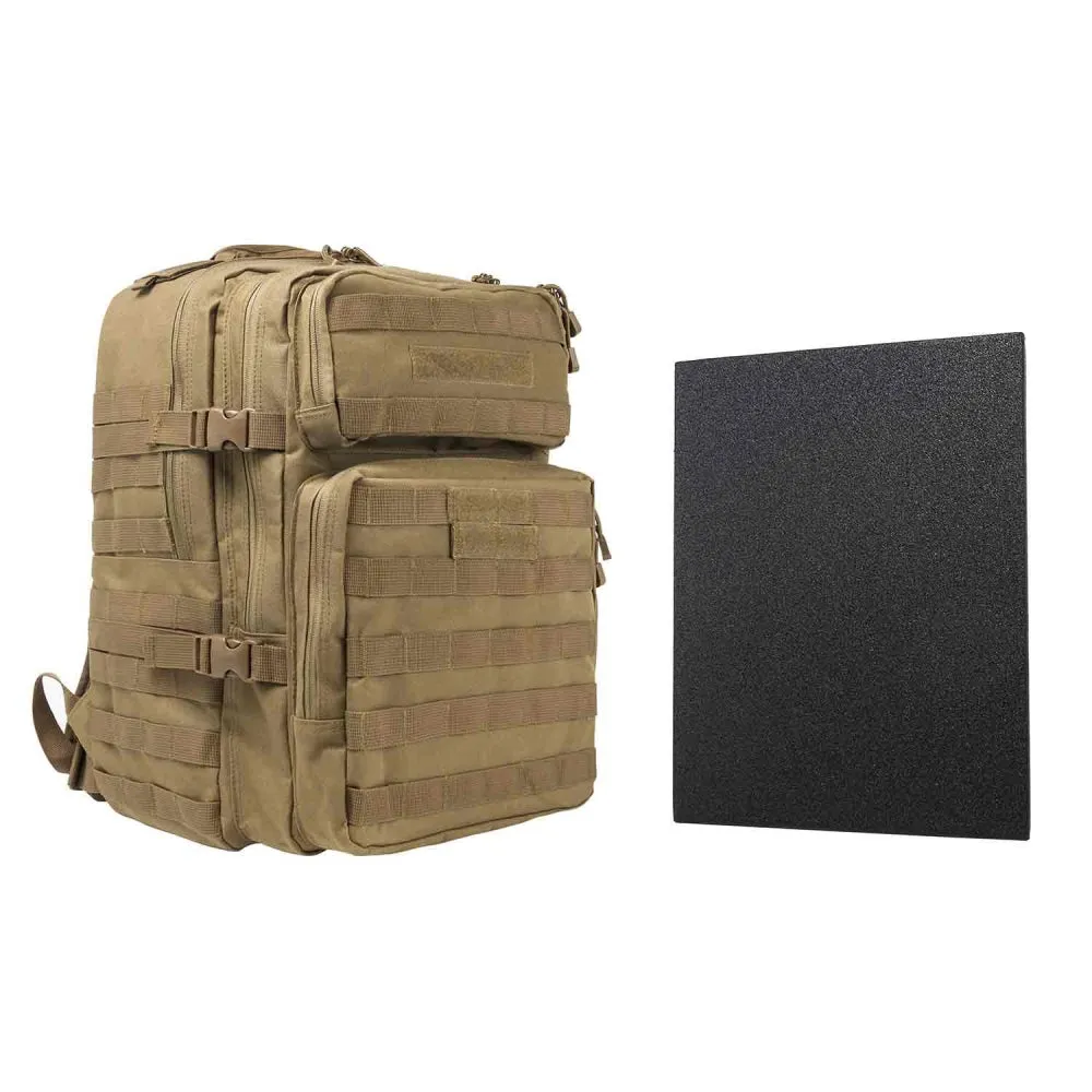 NcStar Assault Backpack With 11"x14" Level IIIA Hard Ballistic Plate